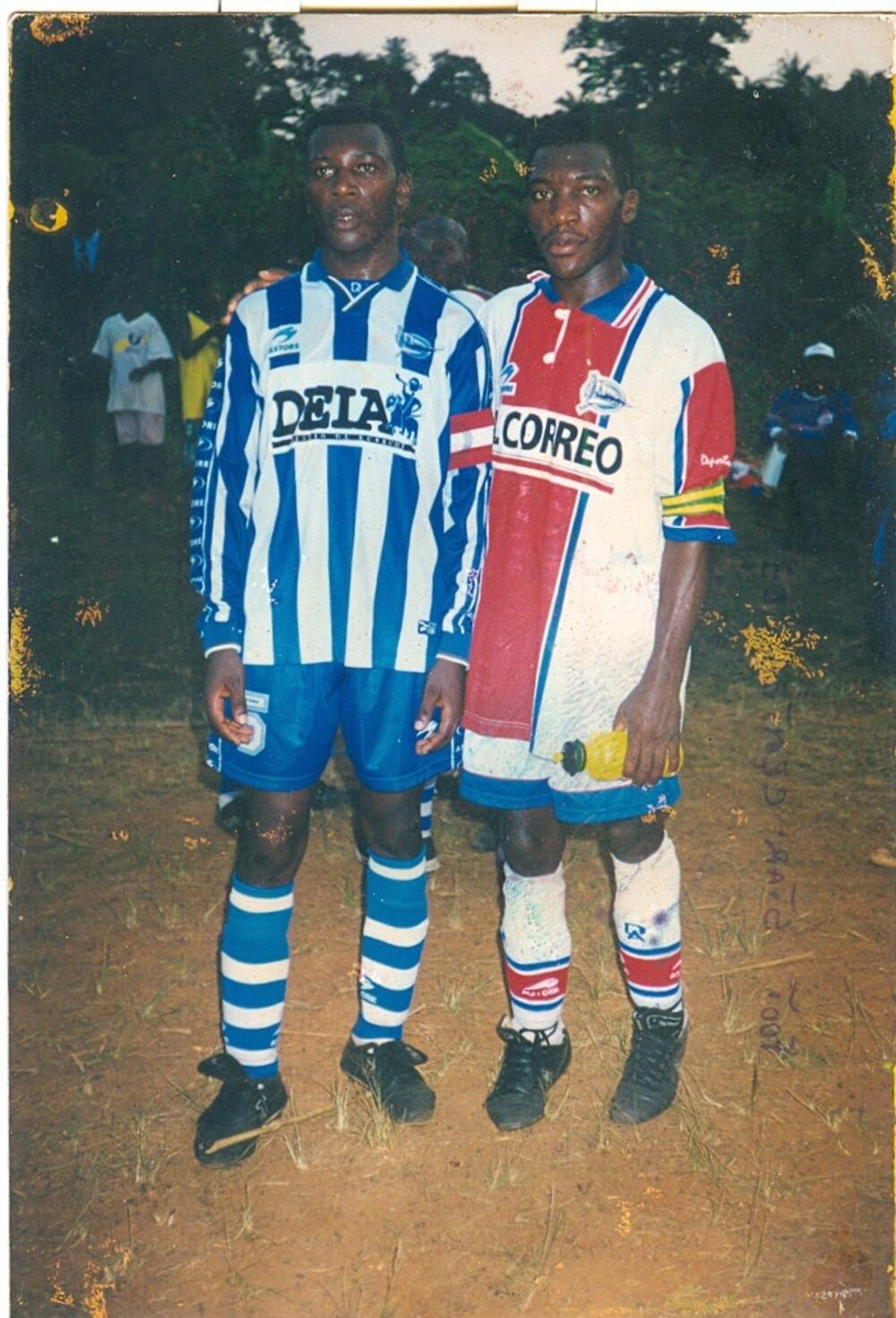 Throwback in club kit