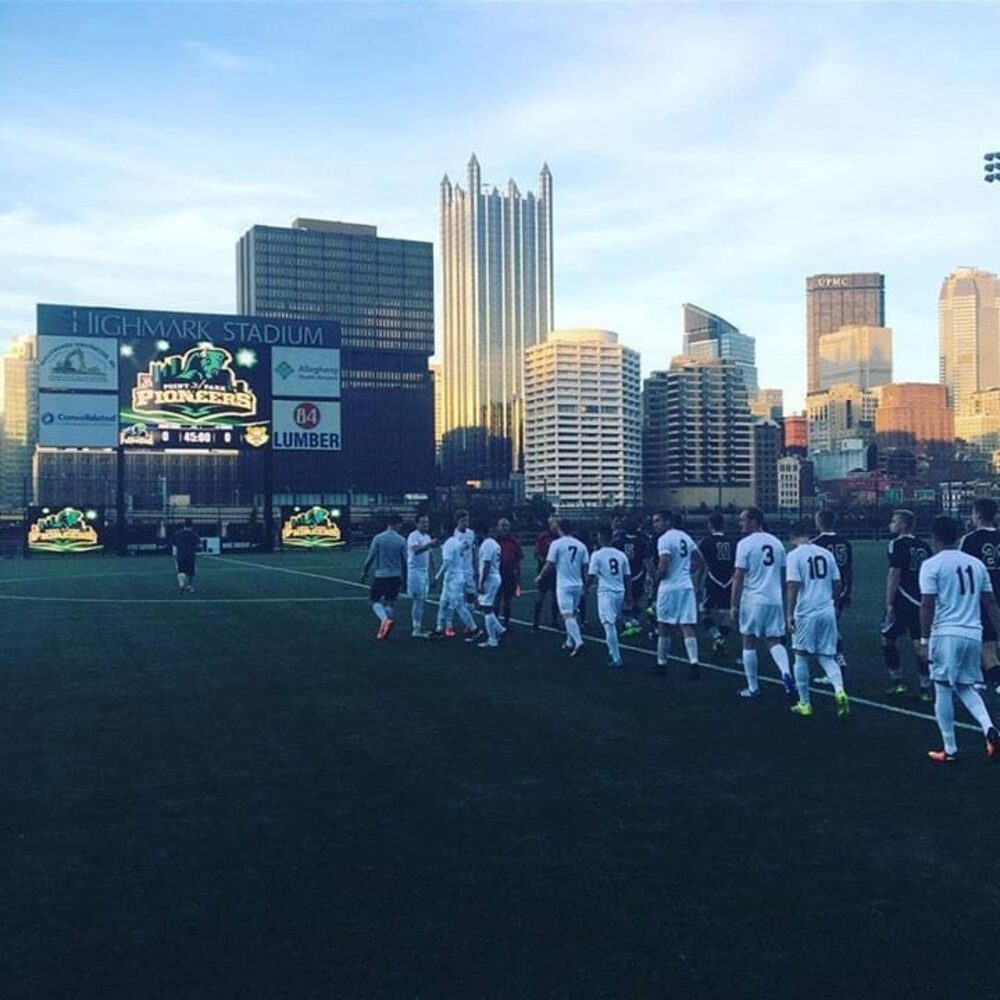 Team walkout at the stadium